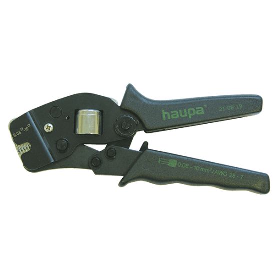 德國haupa 210819 Front-Crimping pliers 前開口四角自動壓接鉗