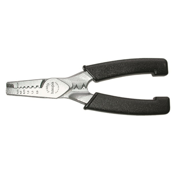 德國haupa 210824 Crimping pliers end sleeves 針型端子壓接鉗 0.75 - 16 mm²|力騏企業有限公司 德國專業手工具 義大利ABS接線盒IP開關箱 進口歐式端子台 太陽能直流DC端子台 太陽能直流DC保險絲座 太陽能直流突波吸收器 太陽能交直流1000V數位鉤錶 軌道式接線端子台