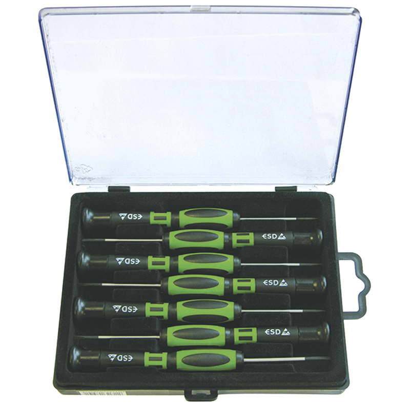 德國huapa 104010 ESD electronic screwdriver set 防靜電精密起子組