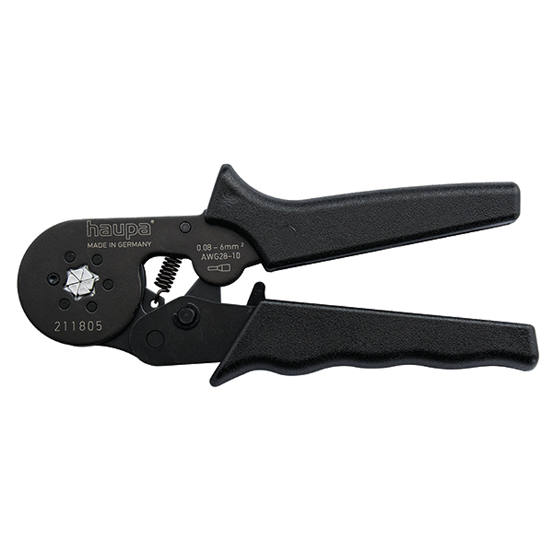 德國haupa 211805   CRIMPING PLIER  HEXAGON 六角形自動壓接鉗|力騏企業有限公司 德國專業手工具 義大利ABS接線盒IP開關箱 進口歐式端子台 太陽能直流DC端子台 太陽能直流DC保險絲座 太陽能直流突波吸收器 太陽能交直流1000V數位鉤錶 軌道式接線端子台