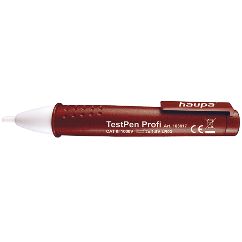 德國haupa Voltage tester “TestPen Profi” 非接觸式驗電筆|力騏企業有限公司 德國專業手工具 義大利ABS接線盒IP開關箱 進口歐式端子台 太陽能直流DC端子台 太陽能直流DC保險絲座 太陽能直流突波吸收器 太陽能交直流1000V數位鉤錶 軌道式接線端子台