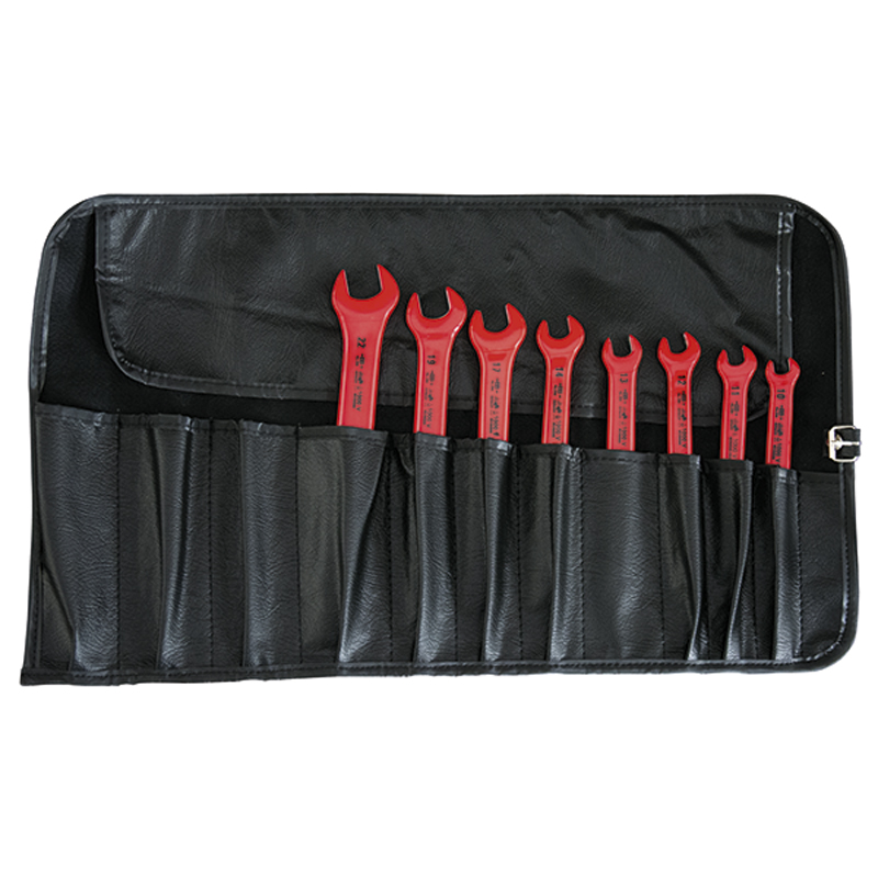 德國haupa 220017 Single ended tool set acc. to VDE 1000 V 絕緣開口扳手套組|力騏企業有限公司 德國專業手工具 義大利ABS接線盒IP開關箱 進口歐式端子台 太陽能直流DC端子台 太陽能直流DC保險絲座 太陽能直流突波吸收器 太陽能交直流1000V數位鉤錶 軌道式接線端子台