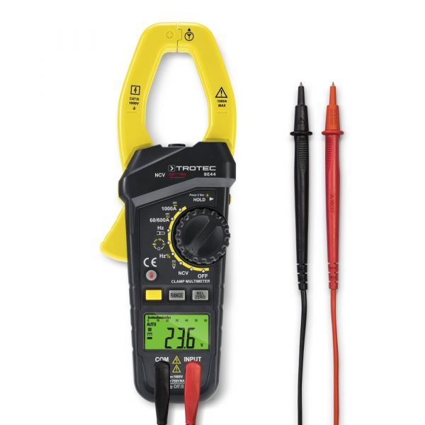 德國Trotec BE44 clamp meter 交直流750VAC-1000VDC多功能數位鉤表